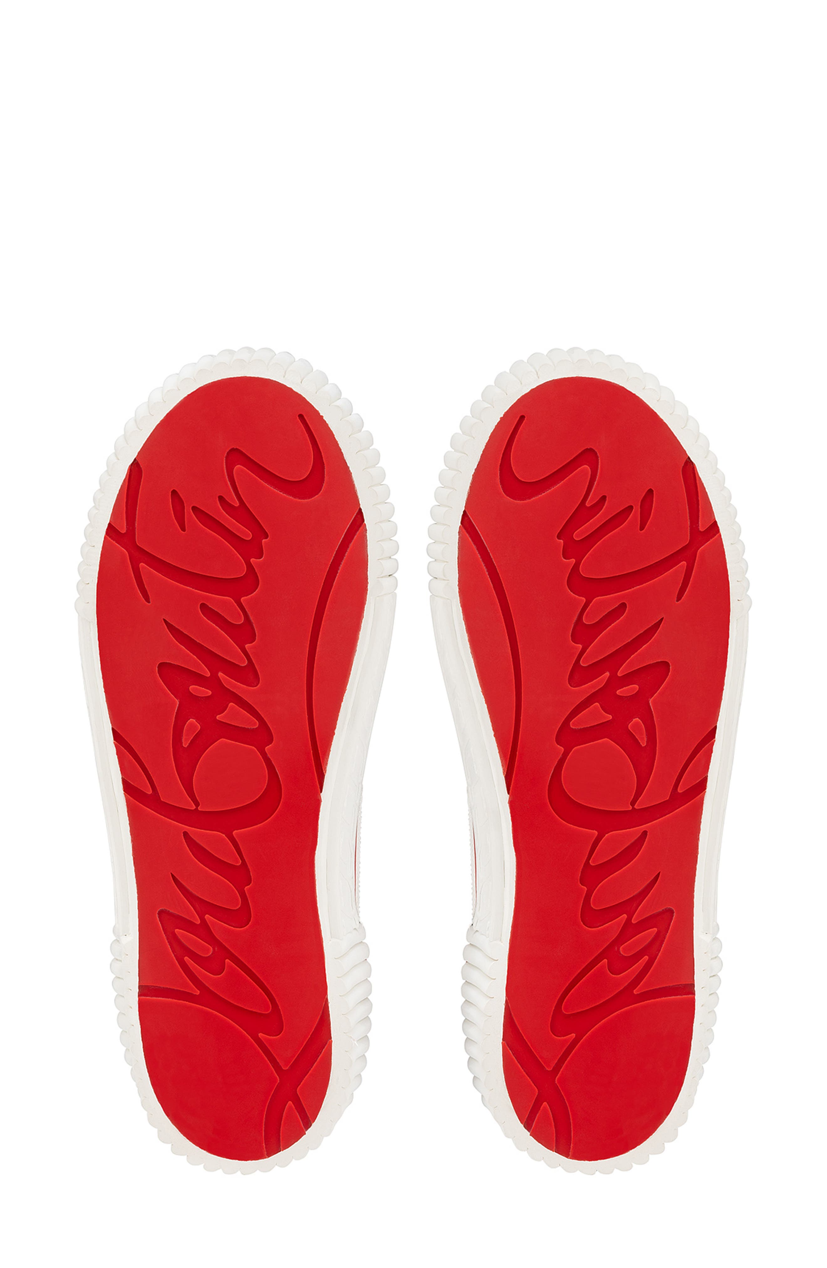 Christian Louboutin Super Pedro Platform Sneaker, Alternate, color, Black