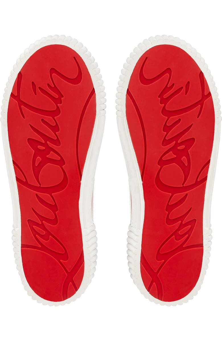 Christian Louboutin Super Pedro Platform Sneaker, Alternate, color, Black