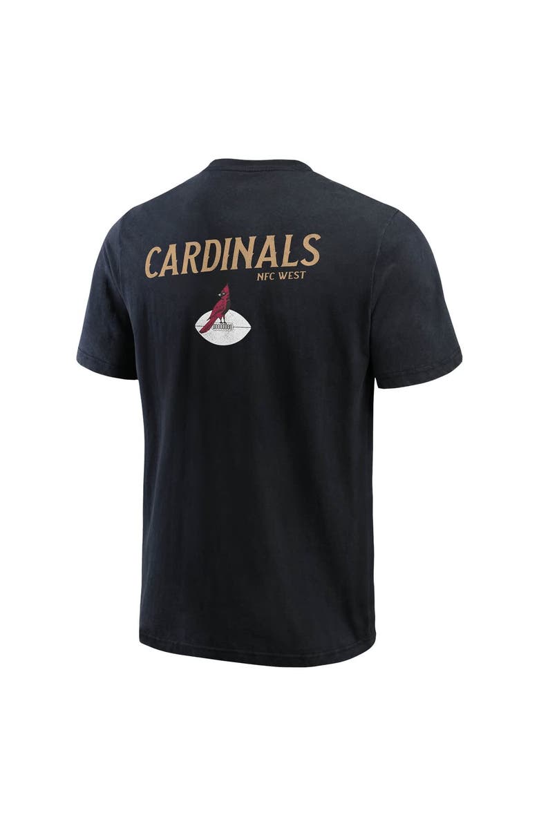 Darius Rucker Collection by Fanatics Men's Darius Rucker Collection by Fanatics Black Arizona Cardinals Washed Henley T-Shirt, Alternate, color, Black
