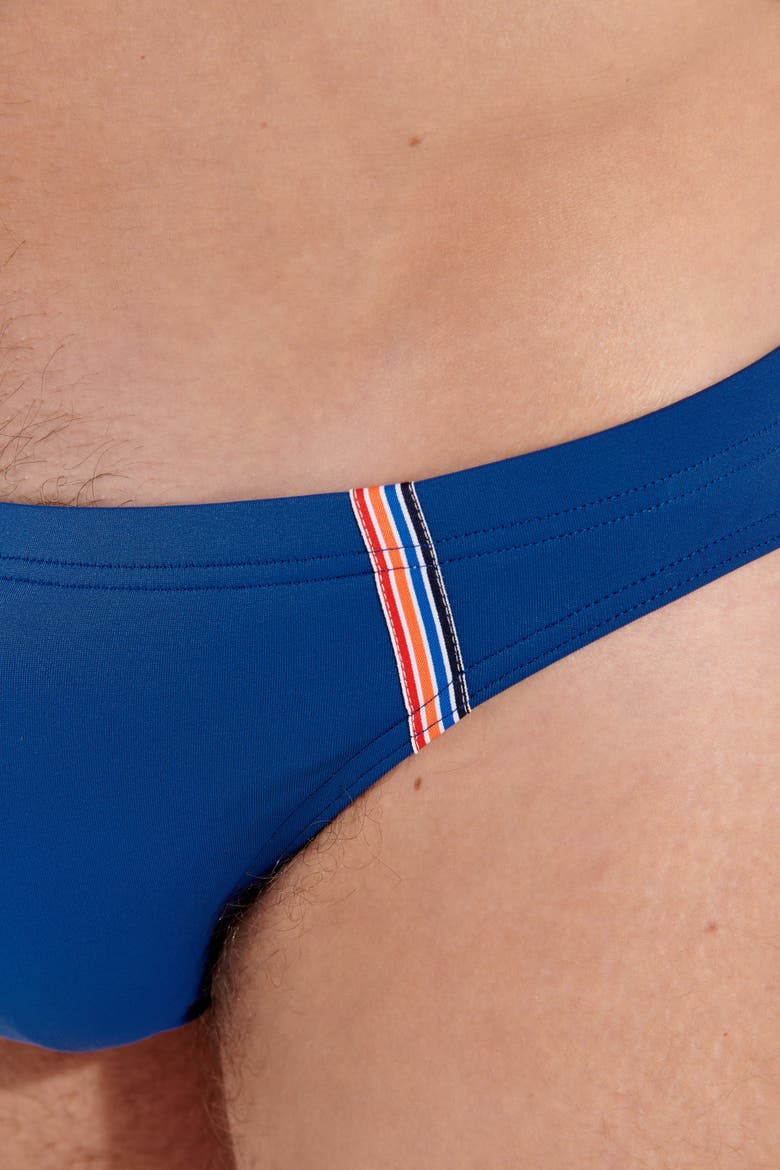 Nautical Cup Swim Micro Brief, Alternate, color, Navy