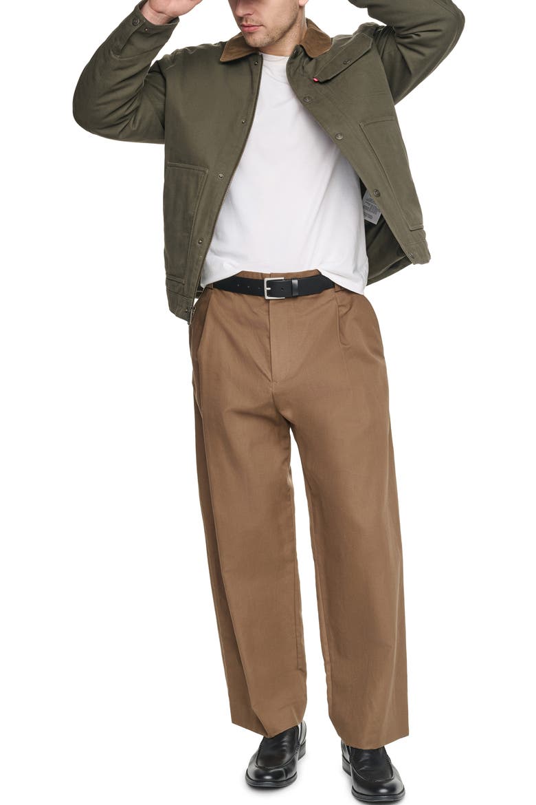 Cotton Canvas Zip Jacket, Alternate, color, OLIVE