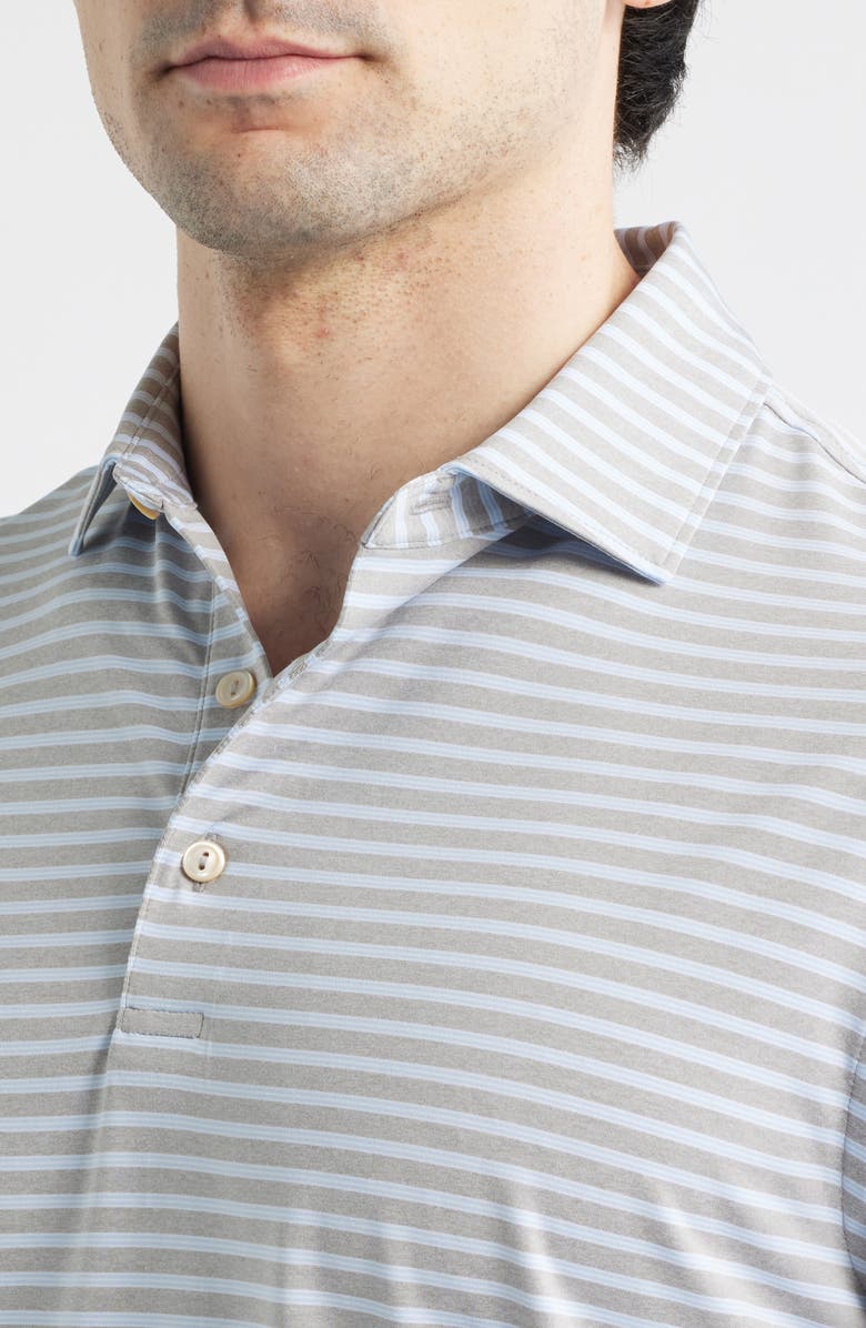 Peter Millar Ashford Performance Jersey Polo, Alternate, color, Gale Grey