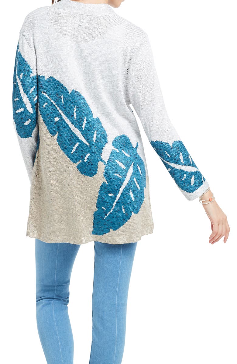NIC+ZOE Falling Fronds Cardigan, Alternate, color, 