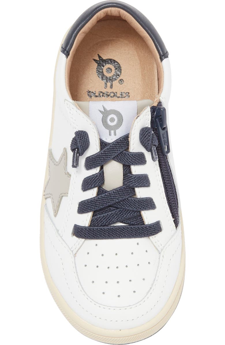 OLD SOLES Kids
Platinum Runner Sneaker, Alternate, color, Snow / Navy / Gris