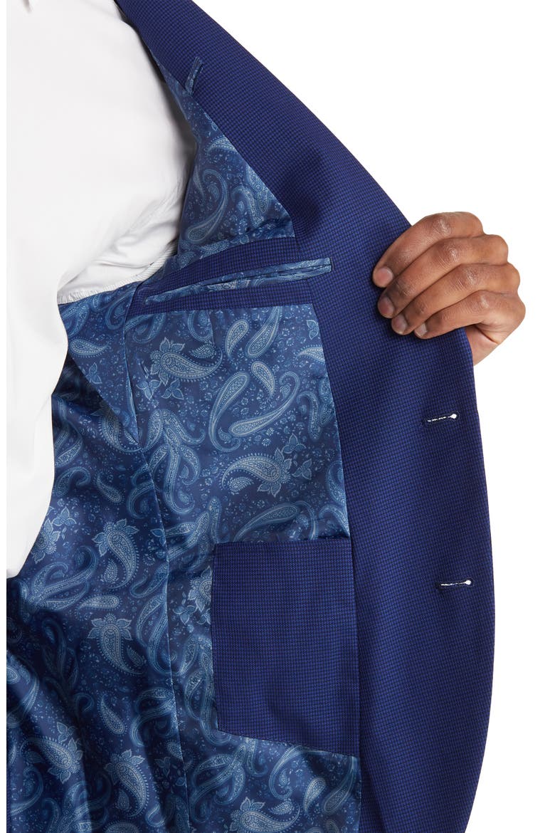 Brixton Navy Blue Two Button Peak Lapel Suit, Alternate, color, NAVY