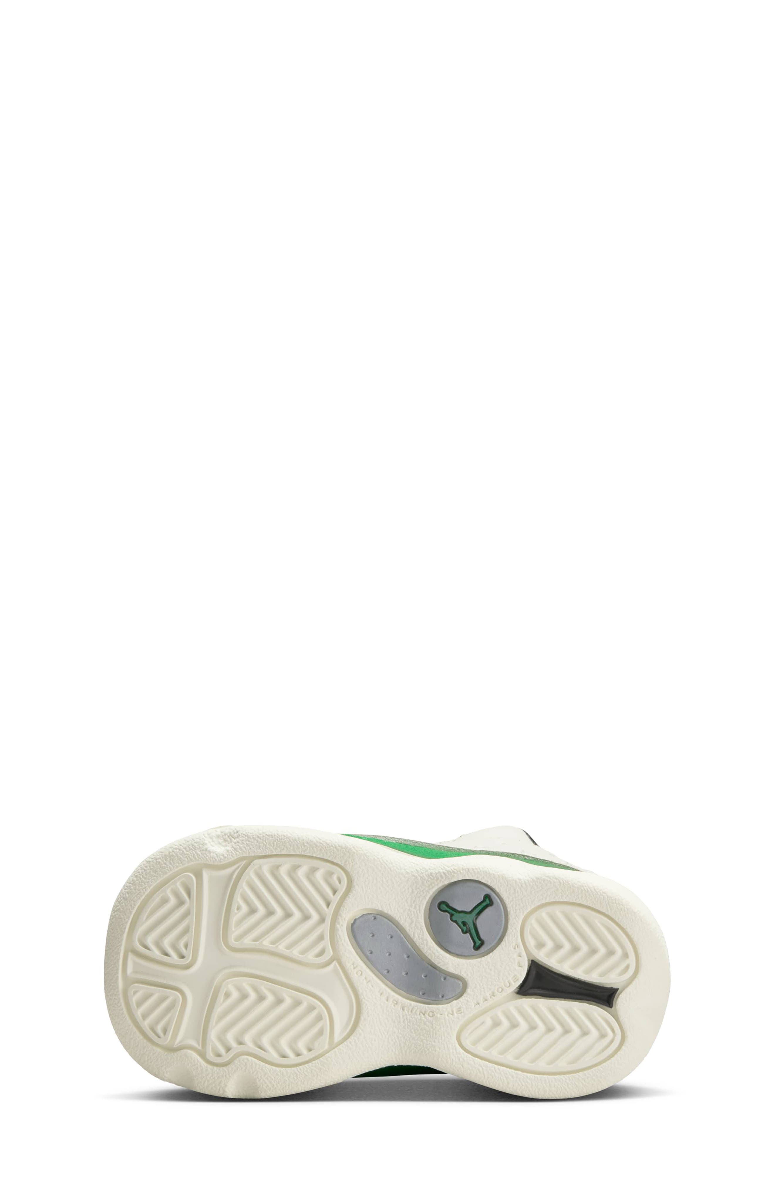 Nike Kids' Jordan 13 Retro High Top Sneaker, Alternate, color, Sail/ Pine Green/ Black