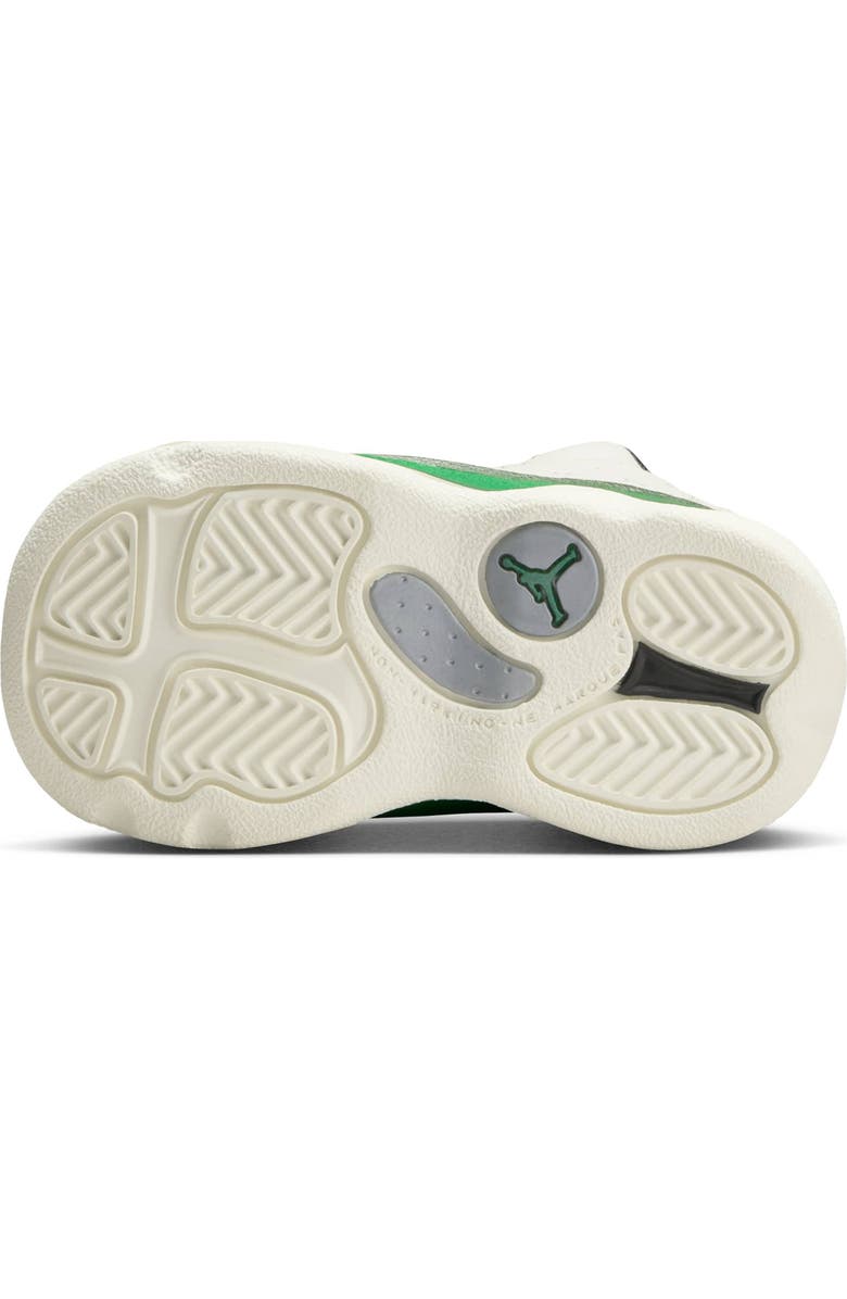 Nike Kids' Jordan 13 Retro High Top Sneaker, Alternate, color, Sail/ Pine Green/ Black