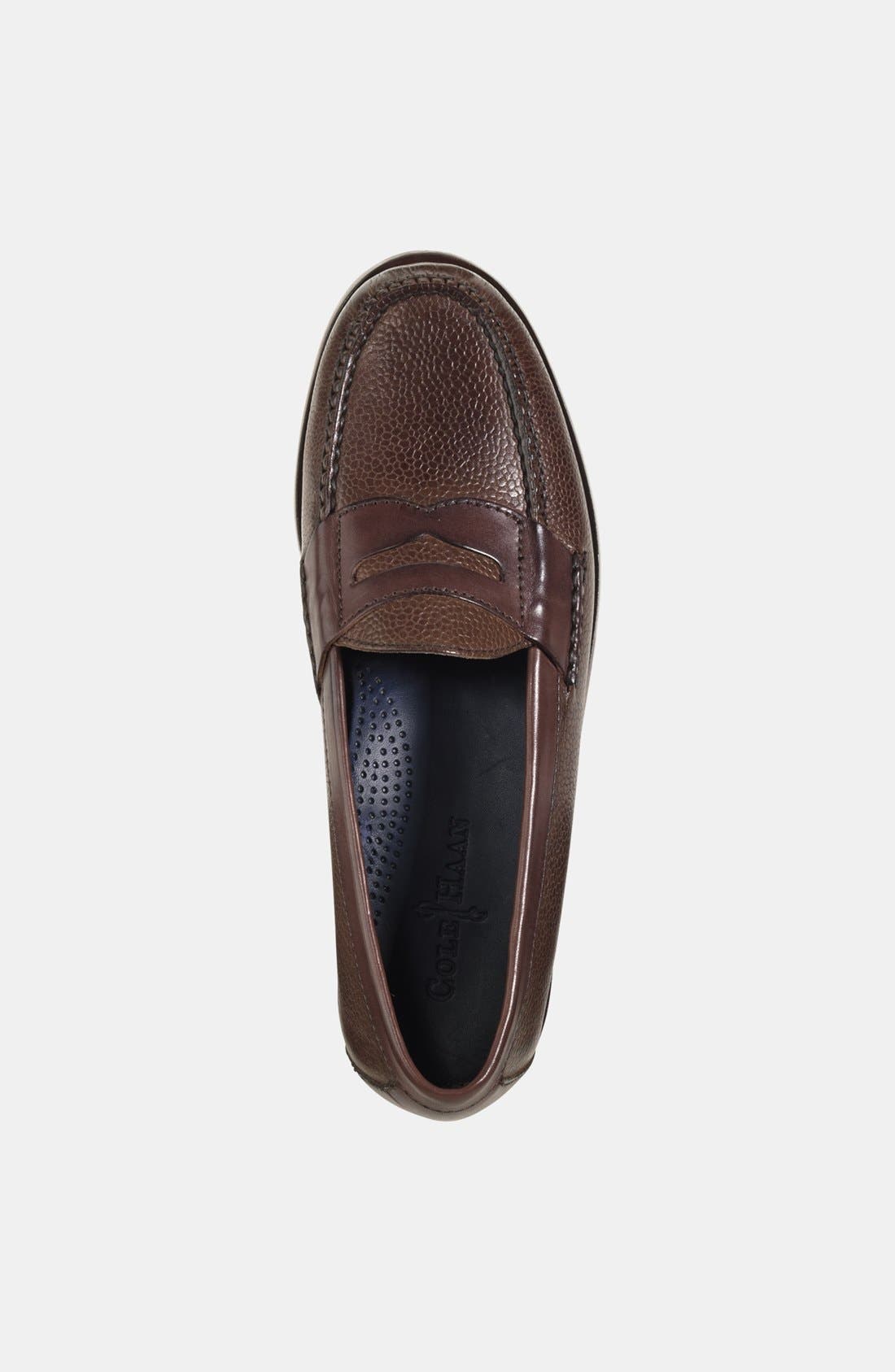 Pinch Penny Loafer, Alternate, color, BROWN/ DARK BROWN GRAIN