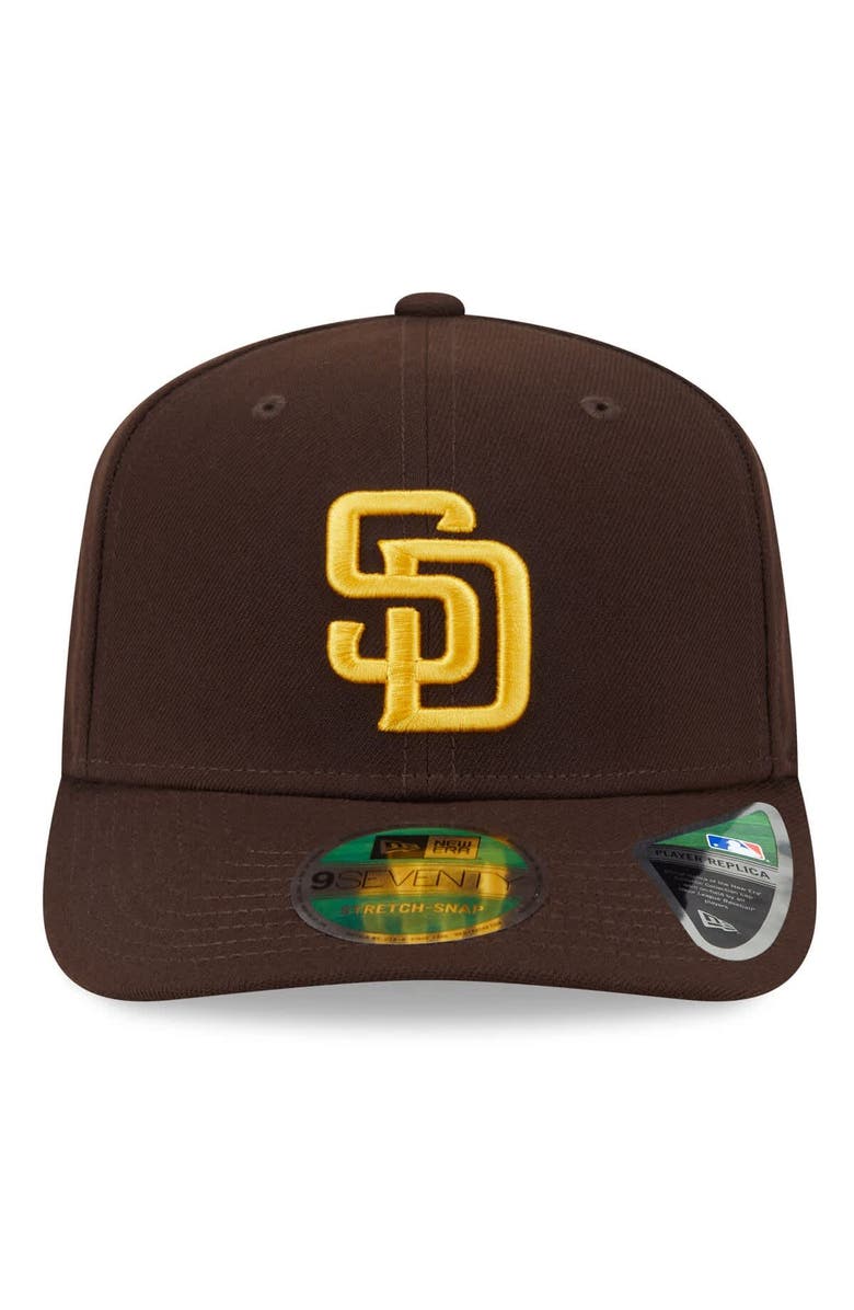 New Era Men's New Era Brown San Diego Padres 2025 MLB Postseason Side Patch 9SEVENTY Adjustable Hat, Alternate, color, 