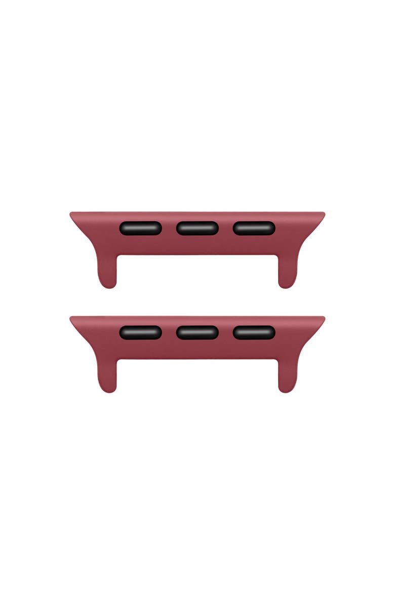 Posh Tech Silicone Band for Apple Watch, Alternate, color, Cranberry Juice