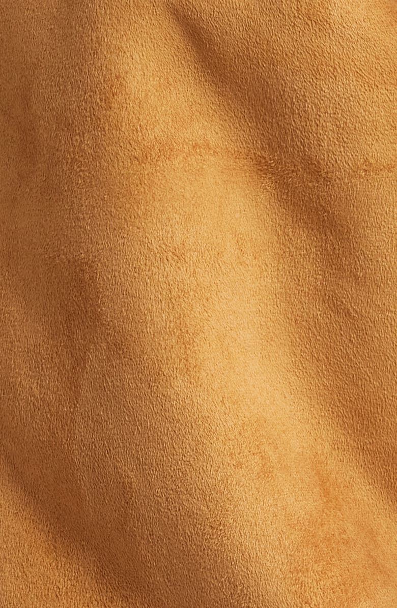 Marine Layer Faux Suede & High Pile Fleece Moto Jacket, Alternate, color, 