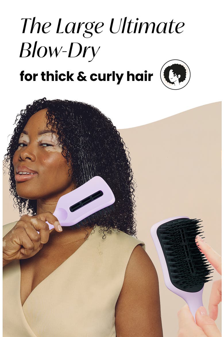 Large Ultimate Blow Dry Hairbrush, Alternate, color, LILAC/ BLACK