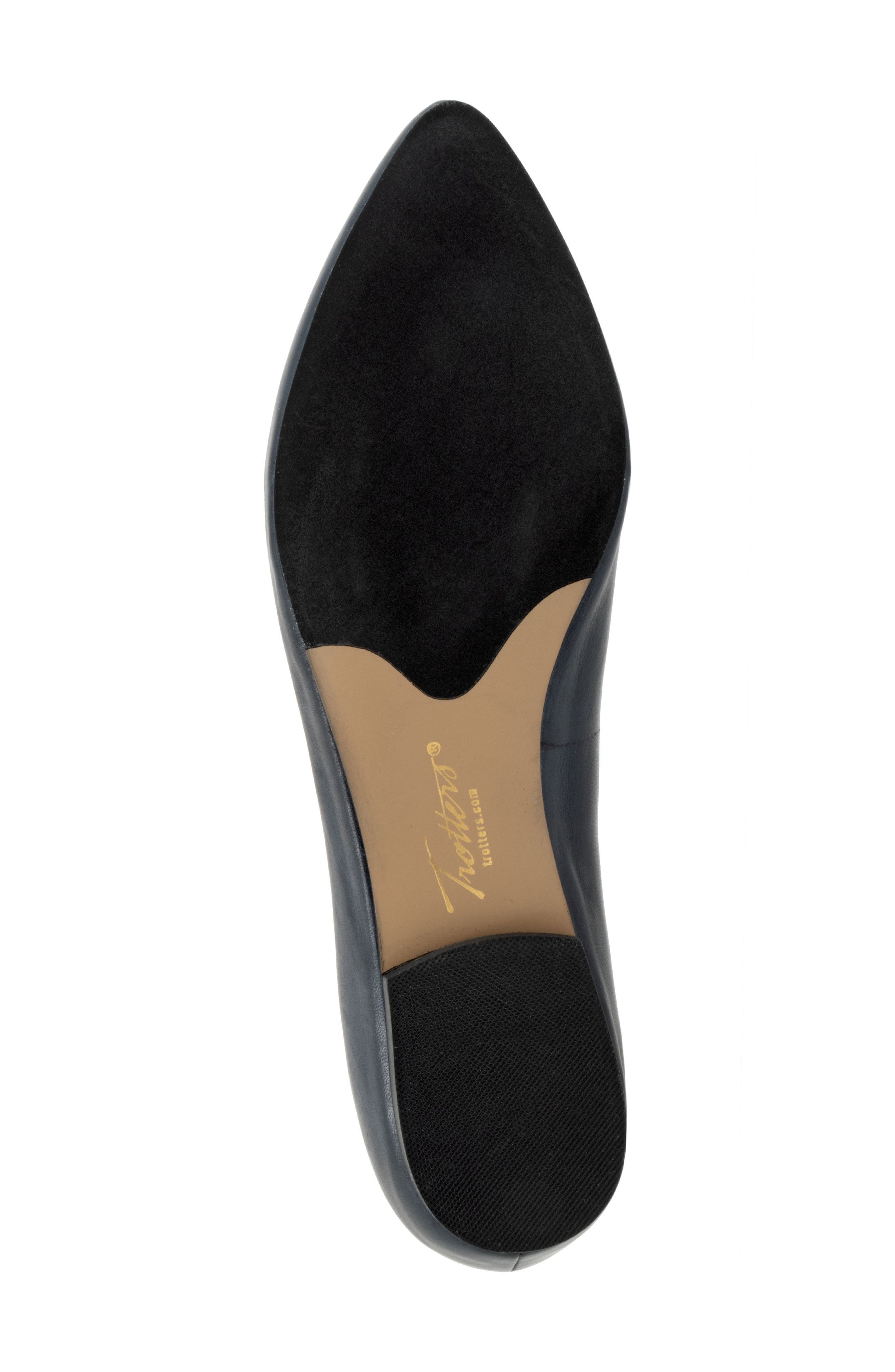 Trotters Estee Ballet Flat, Alternate, color, Navy