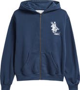 ONE OF THESE DAYS Barbed Graphic Zip Hoodie