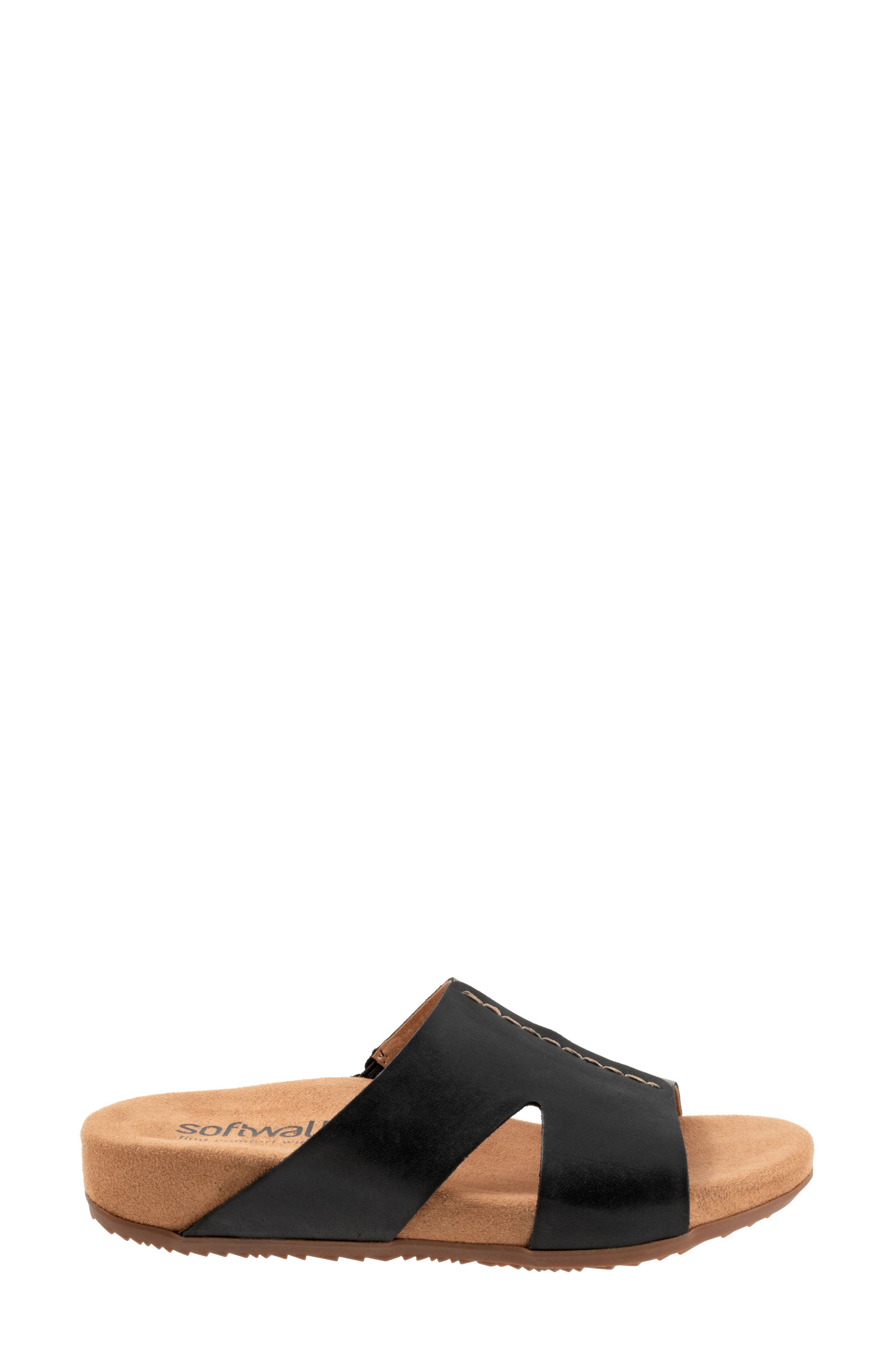 SoftWalk<sup>®</sup> Beverly Sandal, Alternate, color, Black