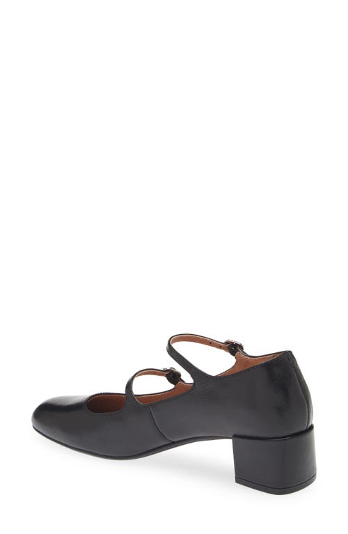 Madewell The Nettie Heeled Mary Jane In Black