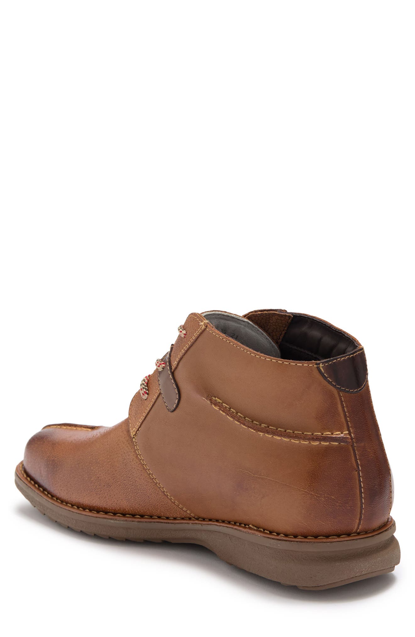 Center Seam 3-Eyelet Boot, Alternate, color, COGNAC