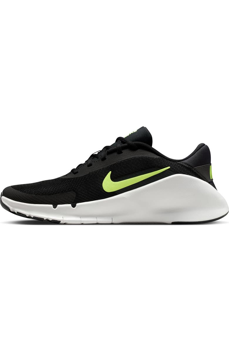 Nike Flex Train Athletic Training Shoe, Alternate, color, Black/ Volt