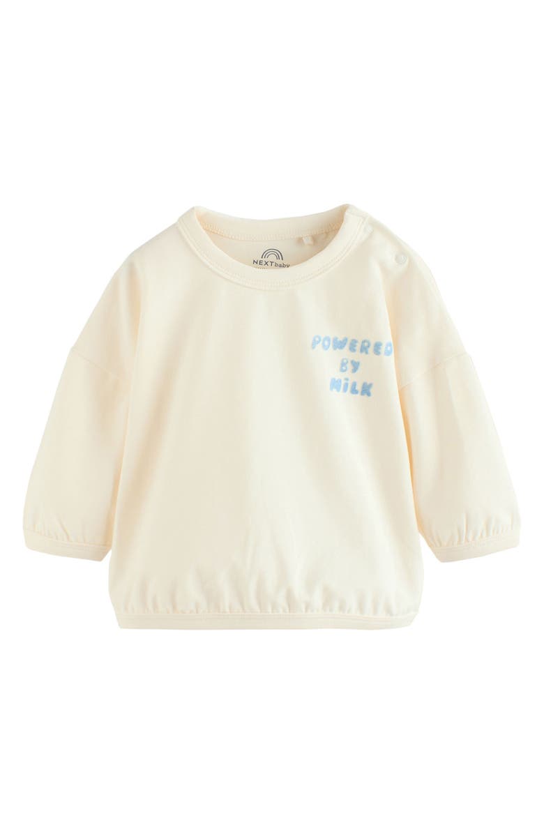 NEXT 6-Pack Assorted Long Sleeve Cotton T-Shirt & Leggings Set, Alternate, color, Blue