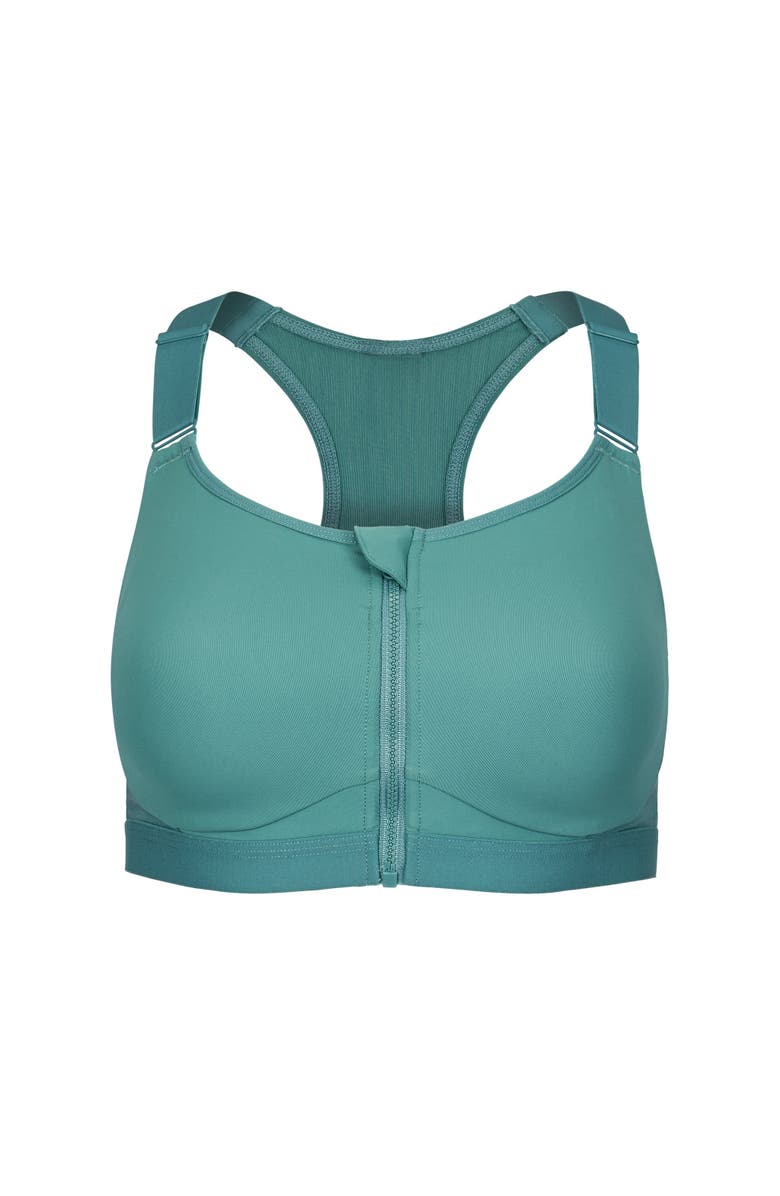 Adore Me Laticia Zip Front Sports Bra, Main, color, 