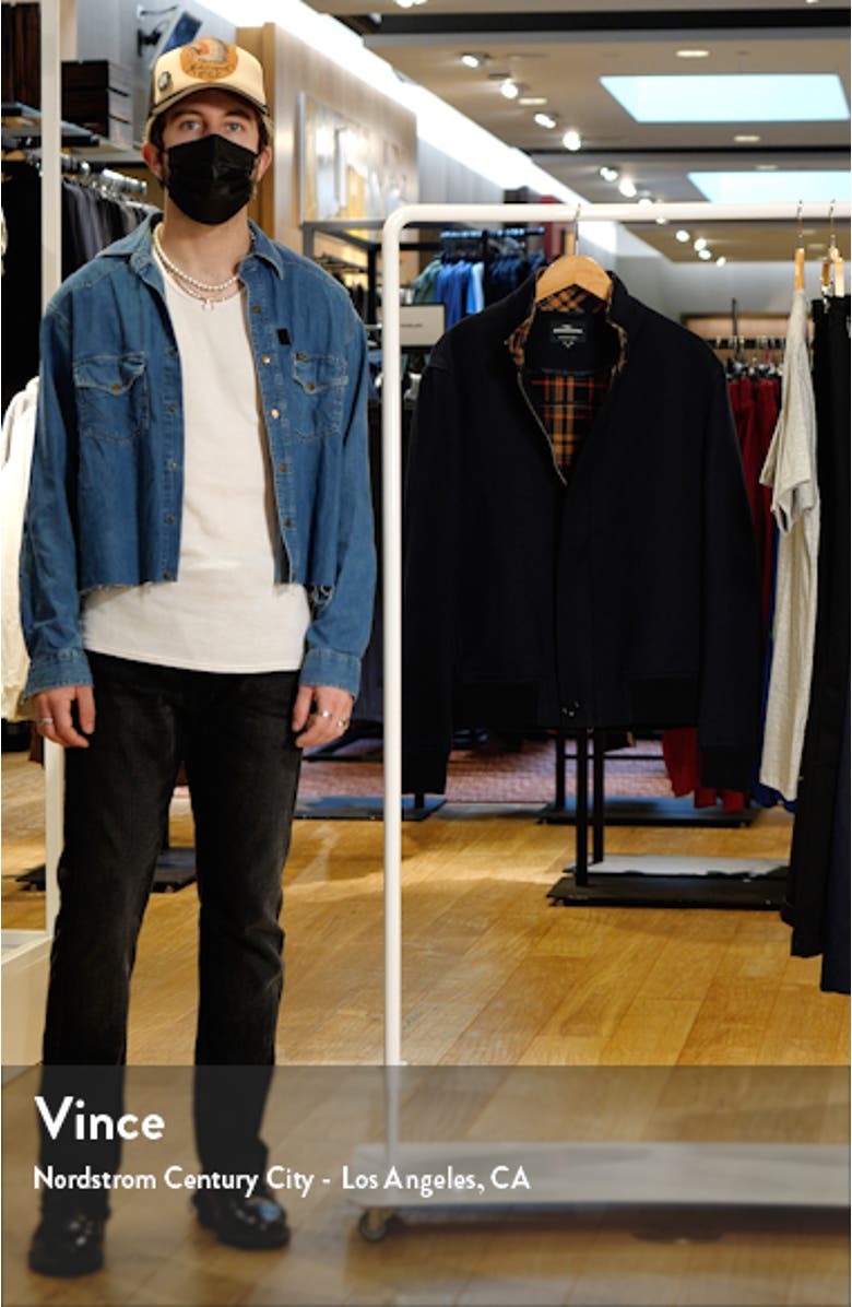 Cambrian Zip-Up Cotton Bomber Jacket, sales video thumbnail