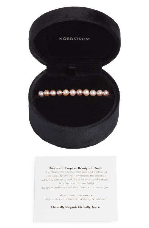 Nordstrom Freshwater Pearl Bracelet In Gold