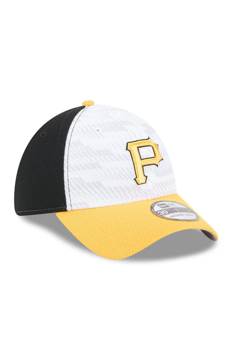 New Era Men's New Era Black/Gold Pittsburgh Pirates 2025 MLB Clubhouse 39THIRTY Flex Hat, Alternate, color, Black