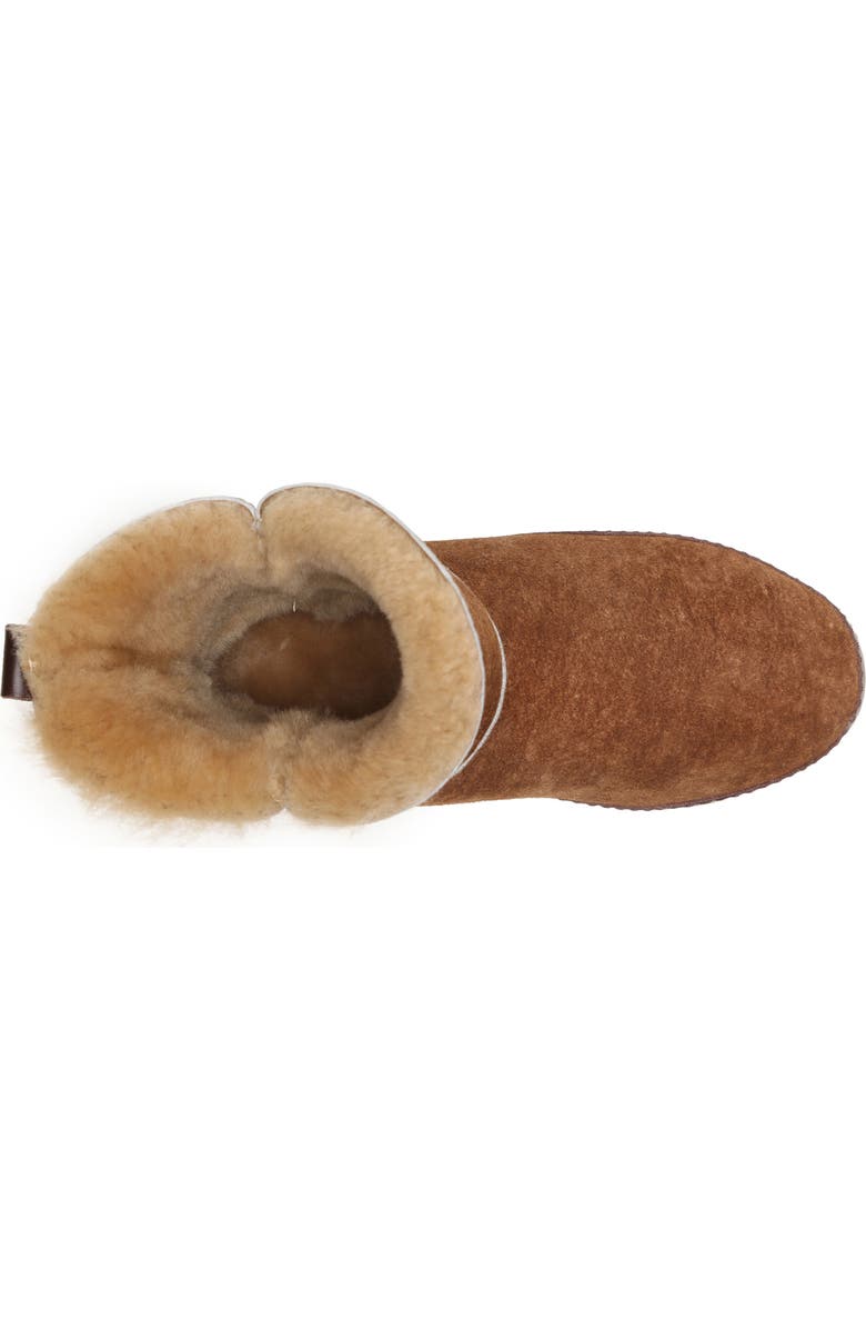 Ross & Snow Gemma Genuine Shearling Slipper Bootie, Alternate, color,