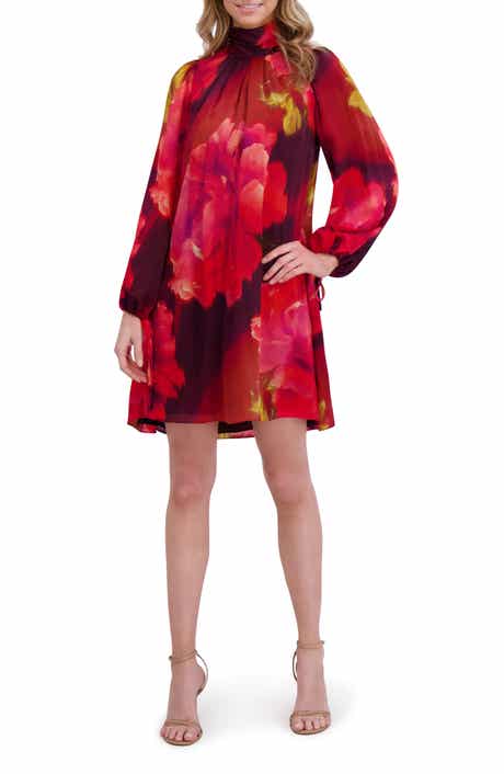 Ted Baker Floral Long Sleeve Dress