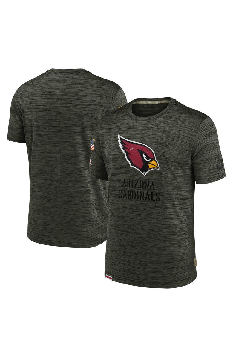 Nike Men's Nike Brown Arizona Cardinals 2022 Salute to Service Velocity Team T-Shirt, Main, color, 