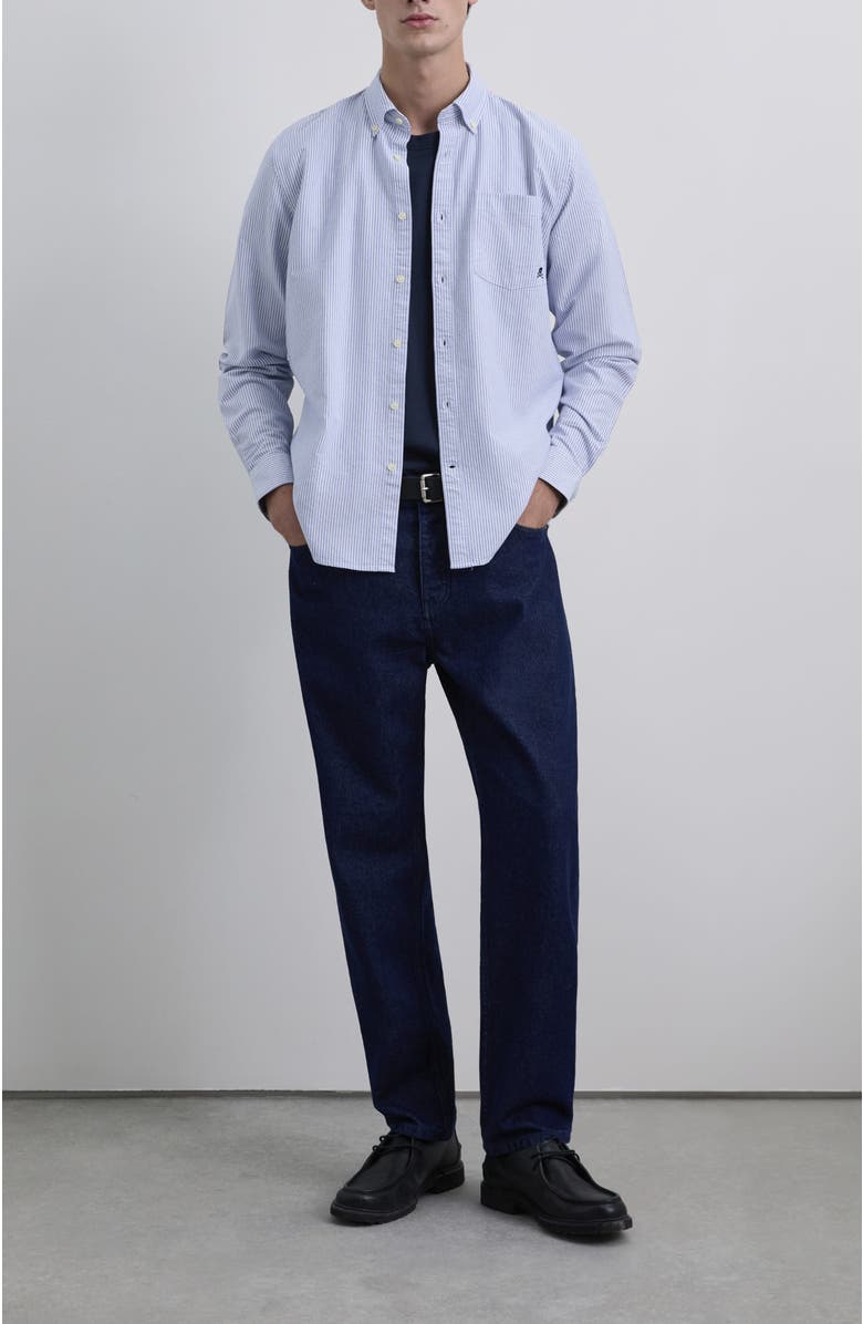 Scalpers Loose Oxford Bd Shirt, Alternate, color, Blue