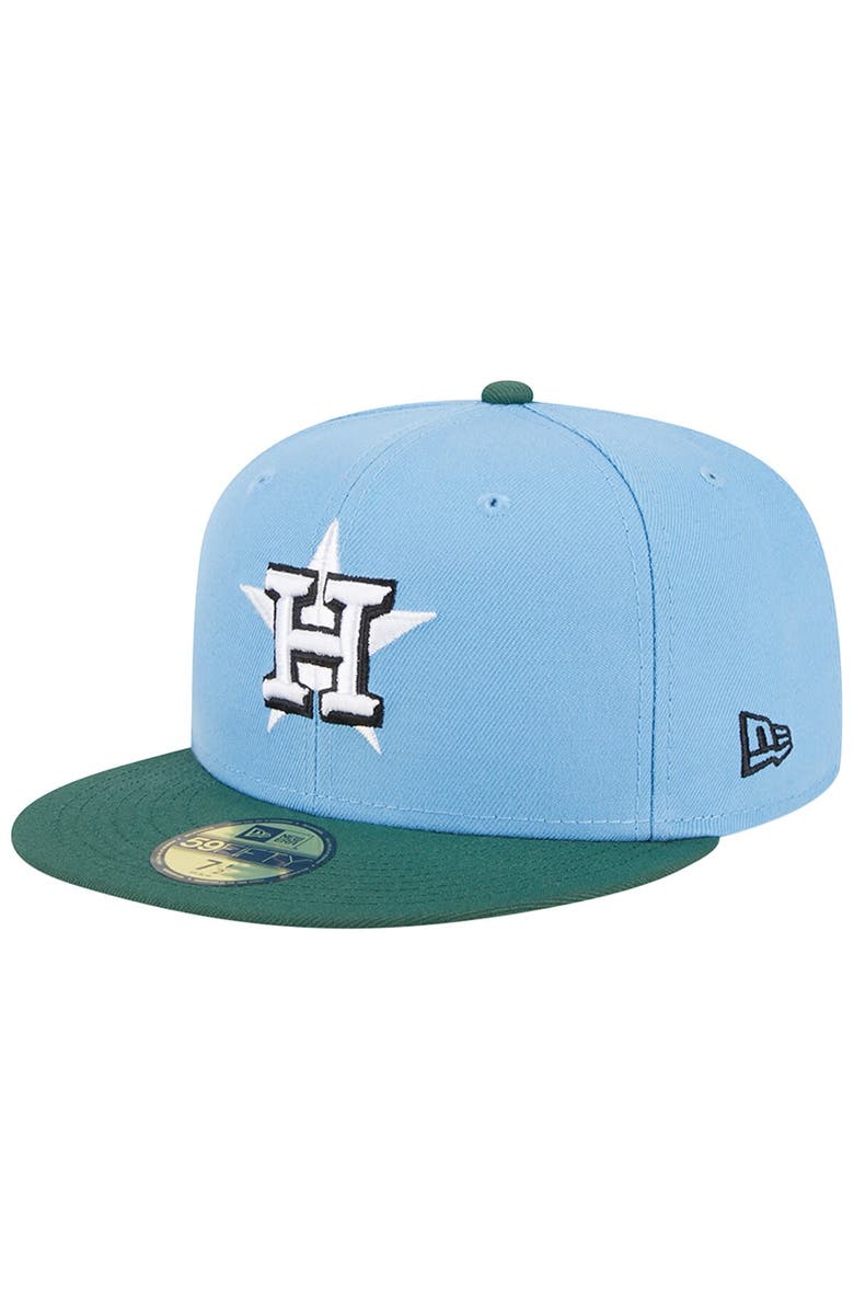 New Era Men's New Era  Sky Blue/Cilantro Houston Astros 2017 World Series 59FIFTY Fitted Hat, Alternate, color, 