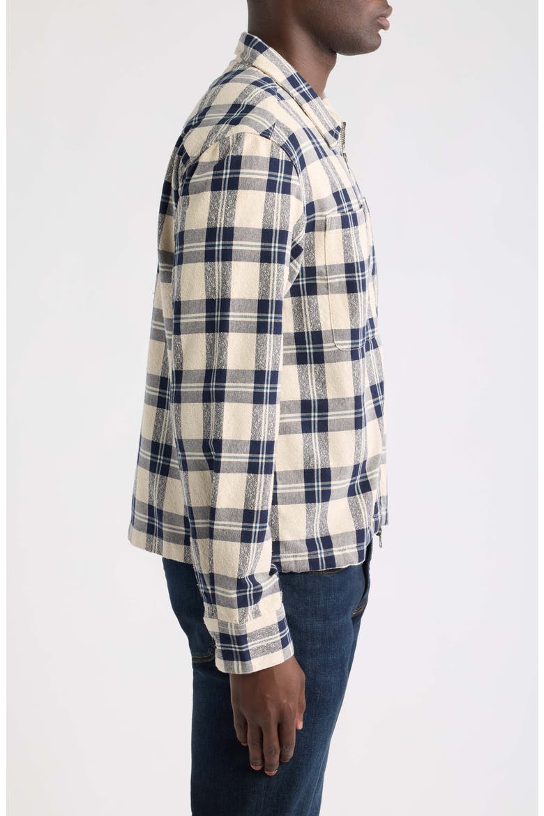 Capricorn Plaid Cotton Jacket, Alternate, color, NVY