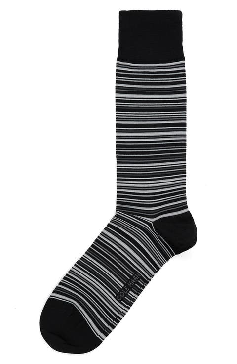 Multistripe Crew Socks