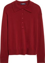 Max Mara Frisia Wool Polo Sweater