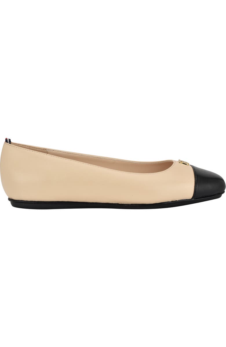 Tommy Hilfiger Bekim Cap Toe Flat, Alternate, color, Mna01