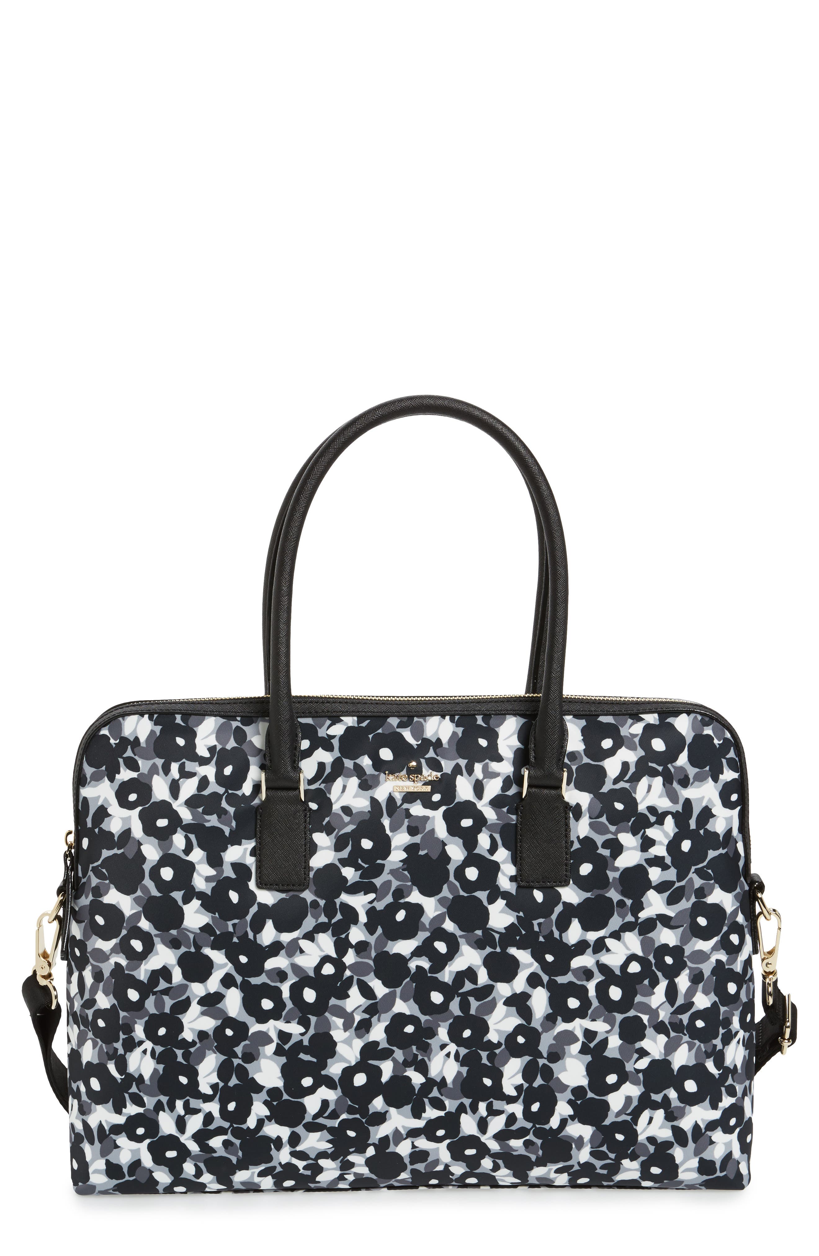 Kate Spade New York garden 15 inch laptop commuter bag, Main, color, 