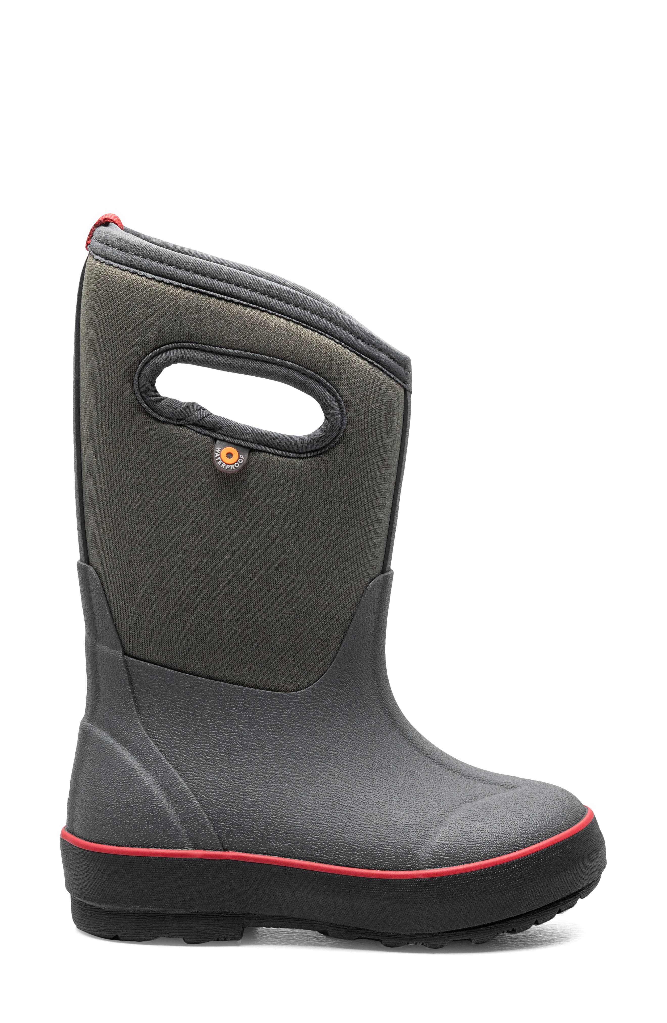 Bogs Kids' Classic Solid Waterproof Insulated Boot, Alternate, color, 