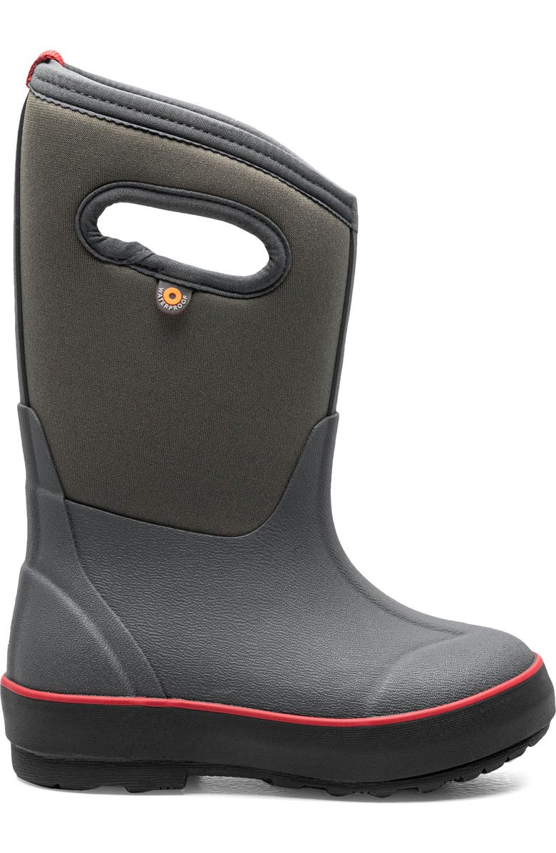 Bogs Kids' Classic Solid Waterproof Insulated Boot, Alternate, color,