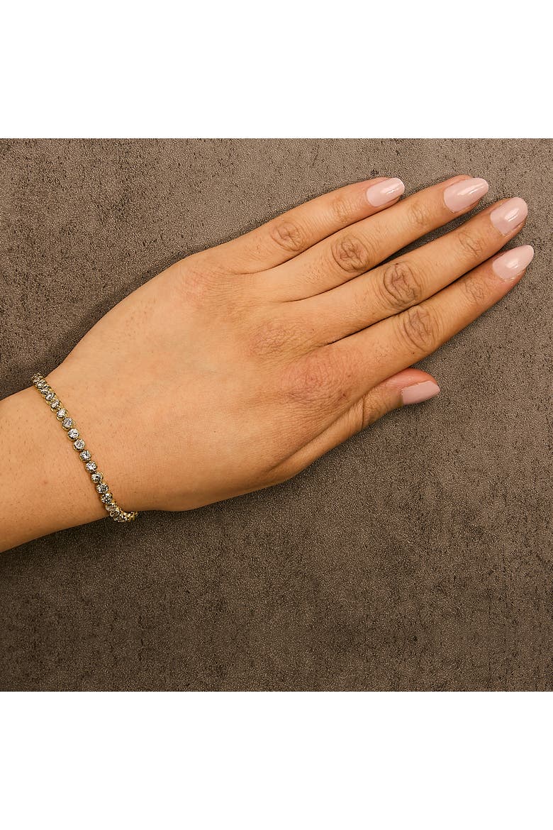10K Yellow Gold 5.0 Cttw Diamond Tennis Bracelet, Alternate, color, Yellow Gold