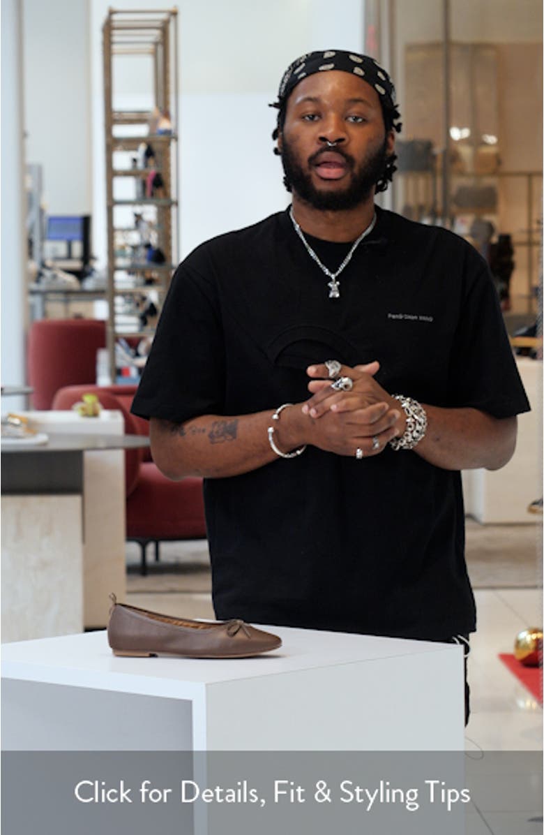 Frankie Square Toe Ballet Flat, sales video thumbnail