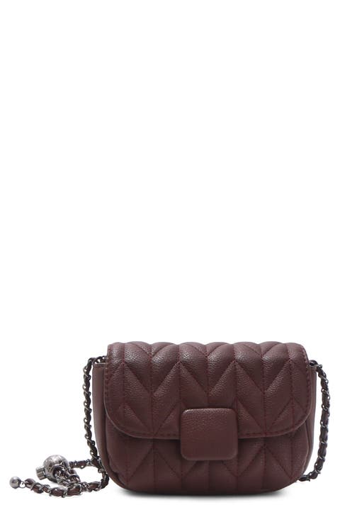 Quilted Faux Leather Shoulder Bag