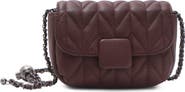 Adornia Quilted Faux Leather Shoulder Bag