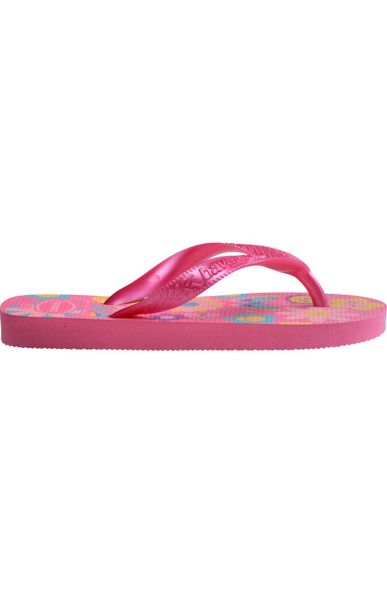 Havaianas Kids' Flores Flip Flop, Alternate, color, Pink Flux/ Pink Gum