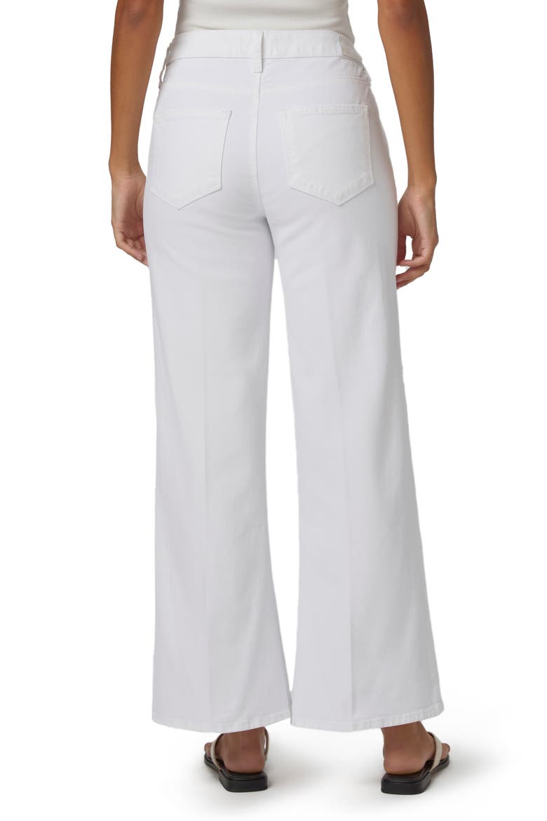Leenah High Waist Ankle Wide Leg Jeans, Alternate, color, CRISP WHITE
