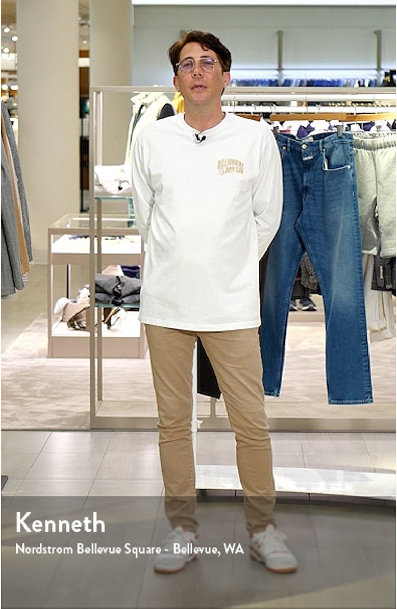 Arch Logo Long Sleeve Graphic T-Shirt, sales video thumbnail