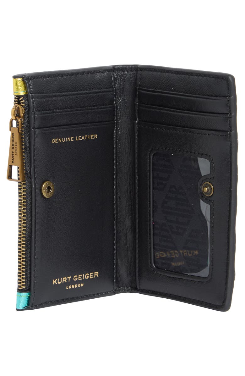 Kurt Geiger London Kensington Leather Bifold Wallet, Alternate, color, Blue Multi