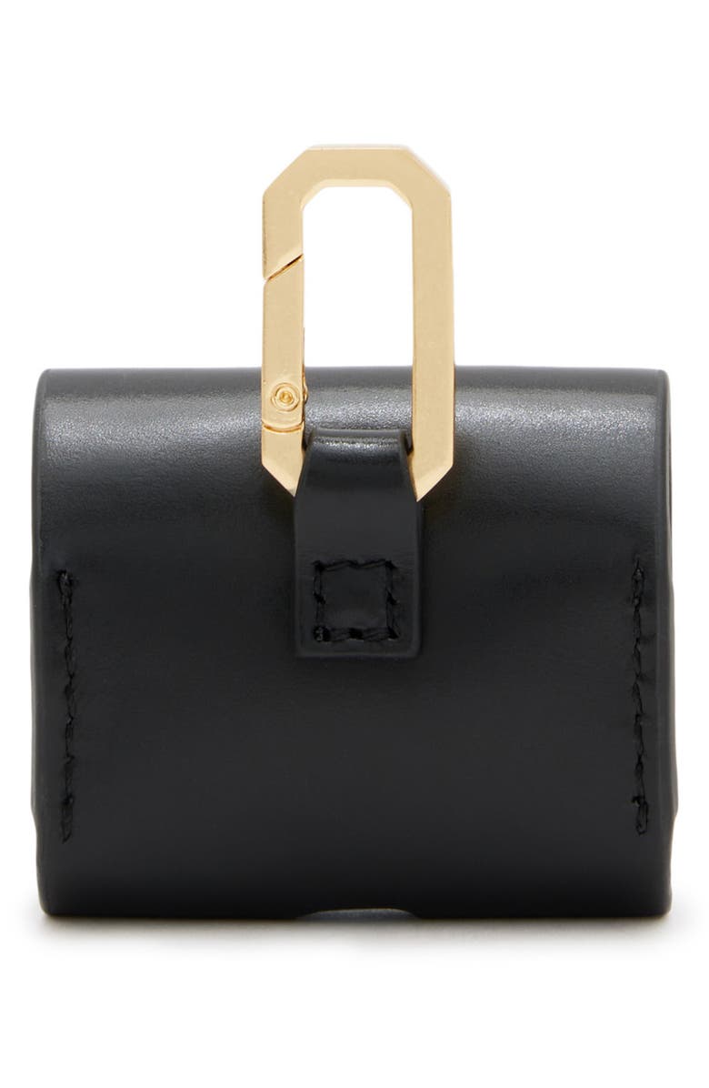 AllSaints Leather AirPod Case, Alternate, color,