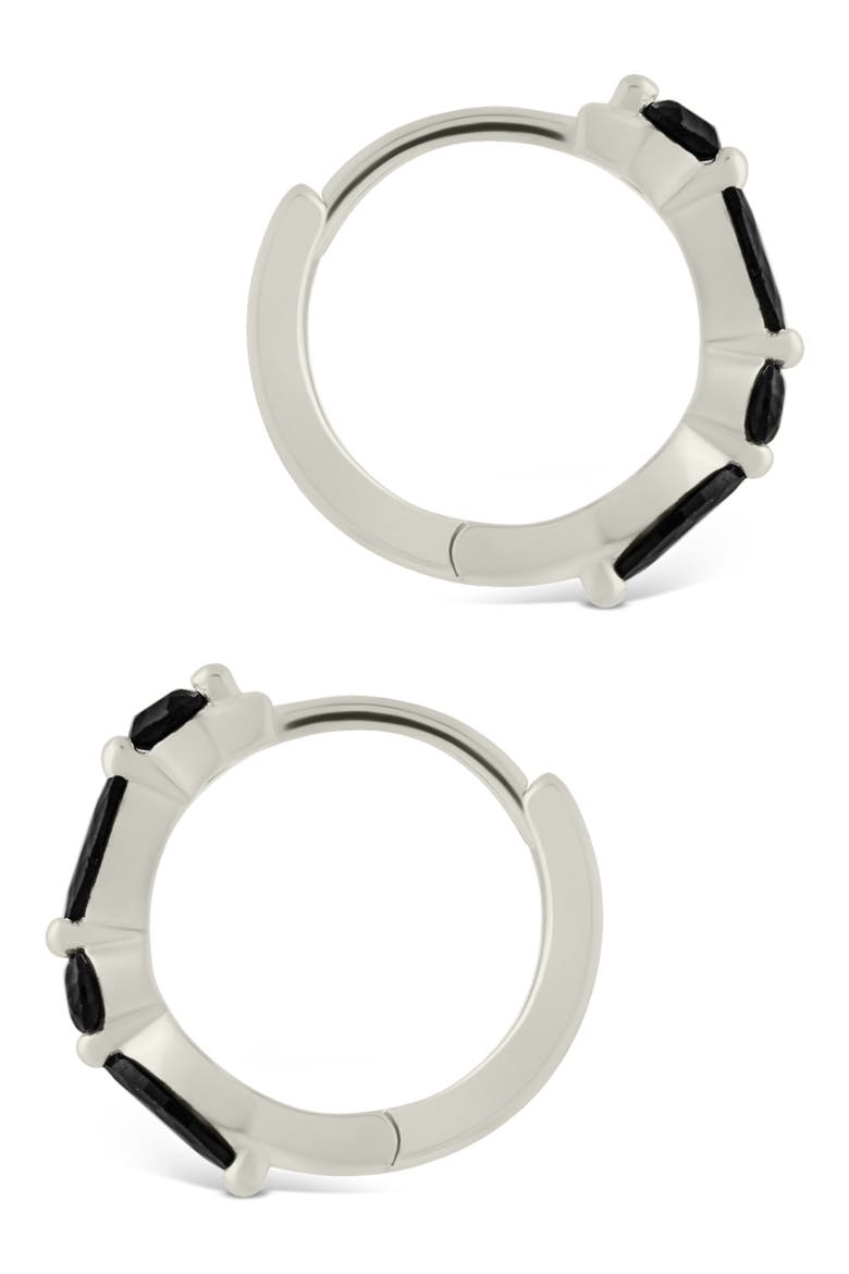 Gabriella Set of 2 Huggie Hoop Earrings, Alternate, color, SILVER