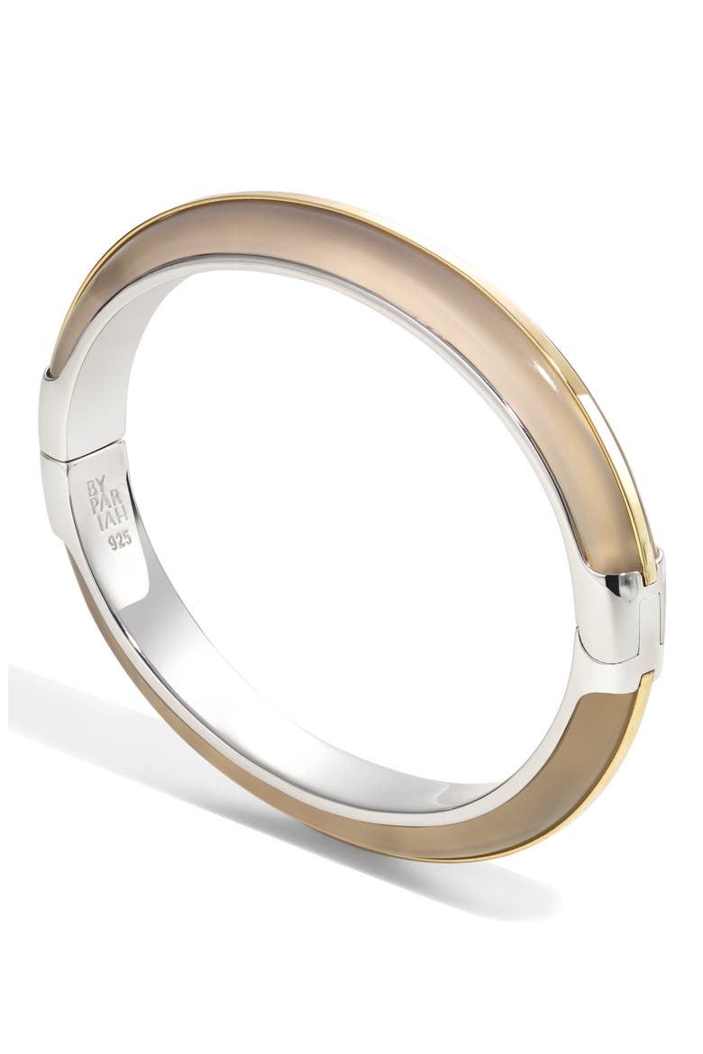 Essentials Stacking Bangle, Main, color, GREY AGATE